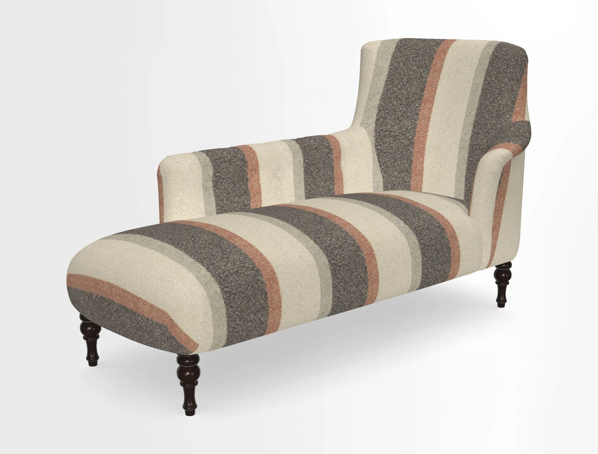 Anglesey LHF Chaise in in J Brown Paolo Lava