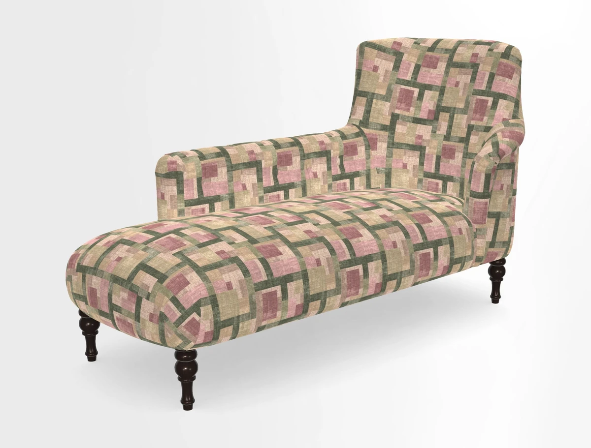 Anglesey LHF Chaise in in J Brown Paolo Lava