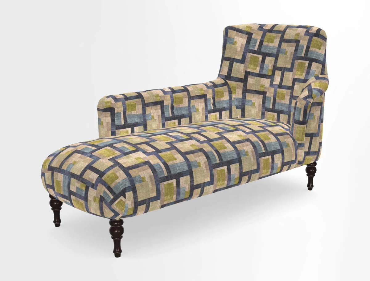 Anglesey LHF Chaise in in J Brown Paolo Lava