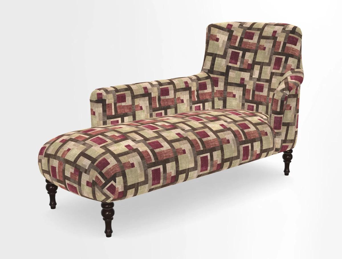 Anglesey LHF Chaise in in J Brown Paolo Lava