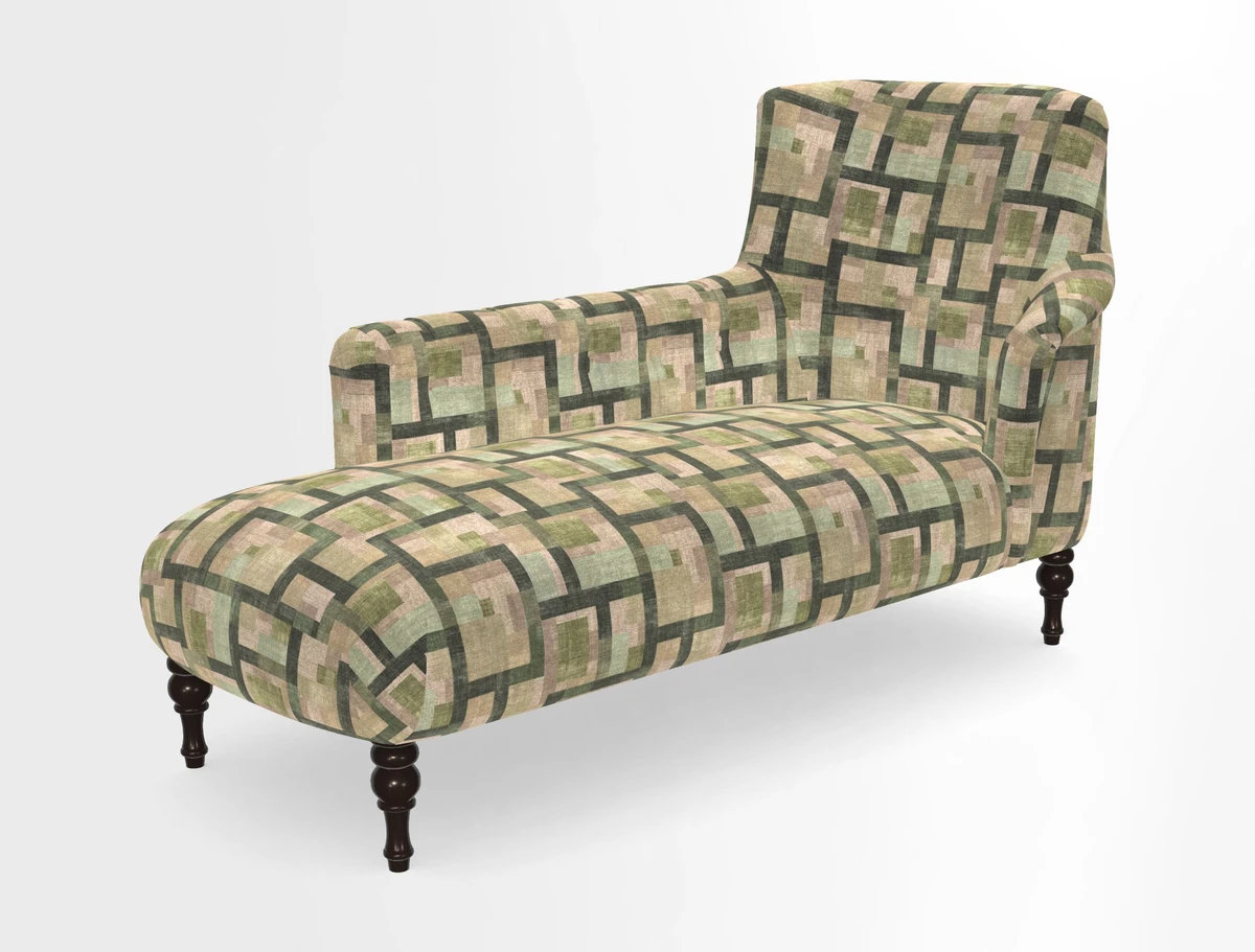 Anglesey LHF Chaise in in J Brown Paolo Lava