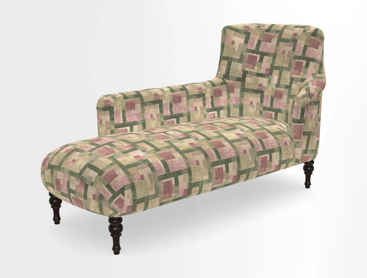 Anglesey LHF Chaise in in J Brown Paolo Lava