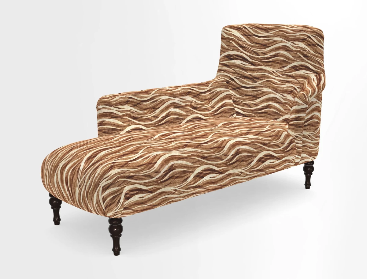 Anglesey LHF Chaise in in J Brown Paolo Lava
