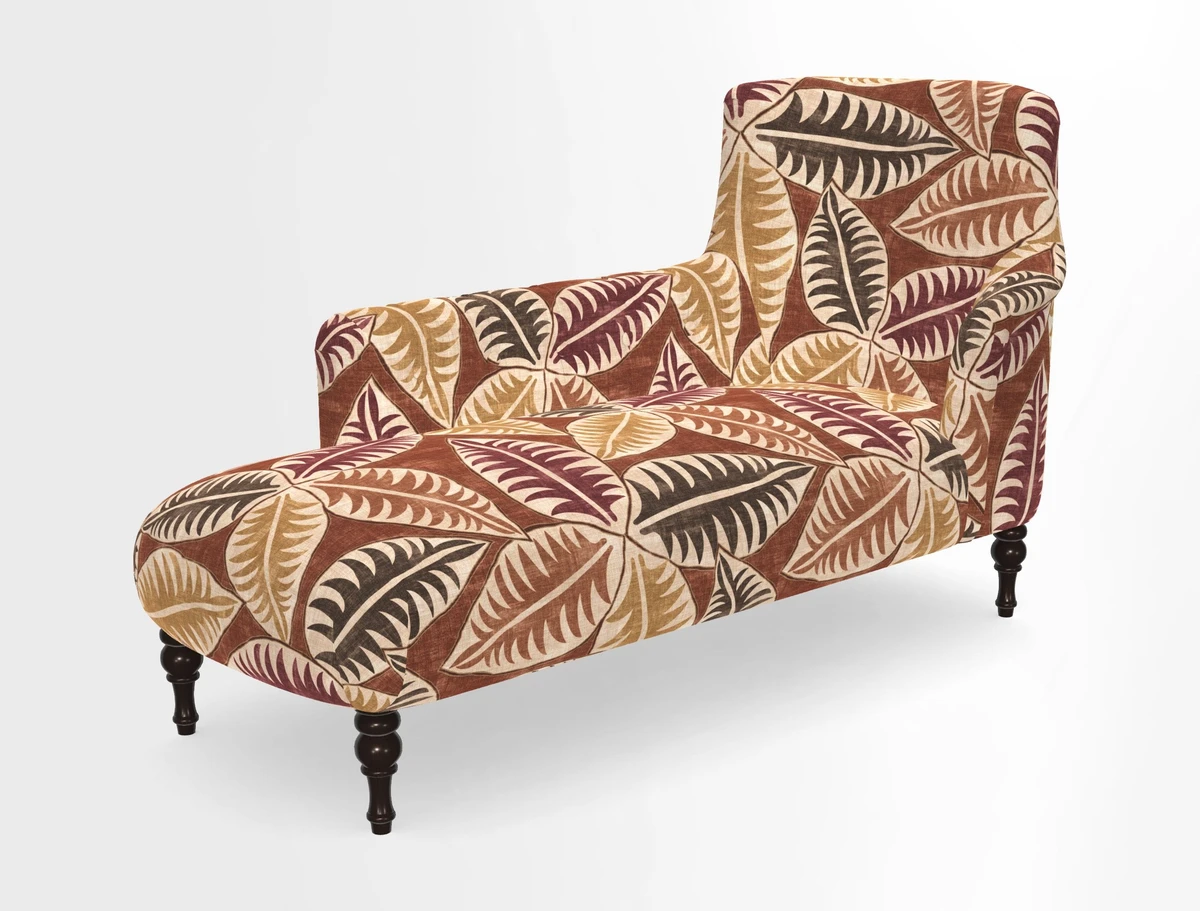 Anglesey LHF Chaise in in J Brown Paolo Lava
