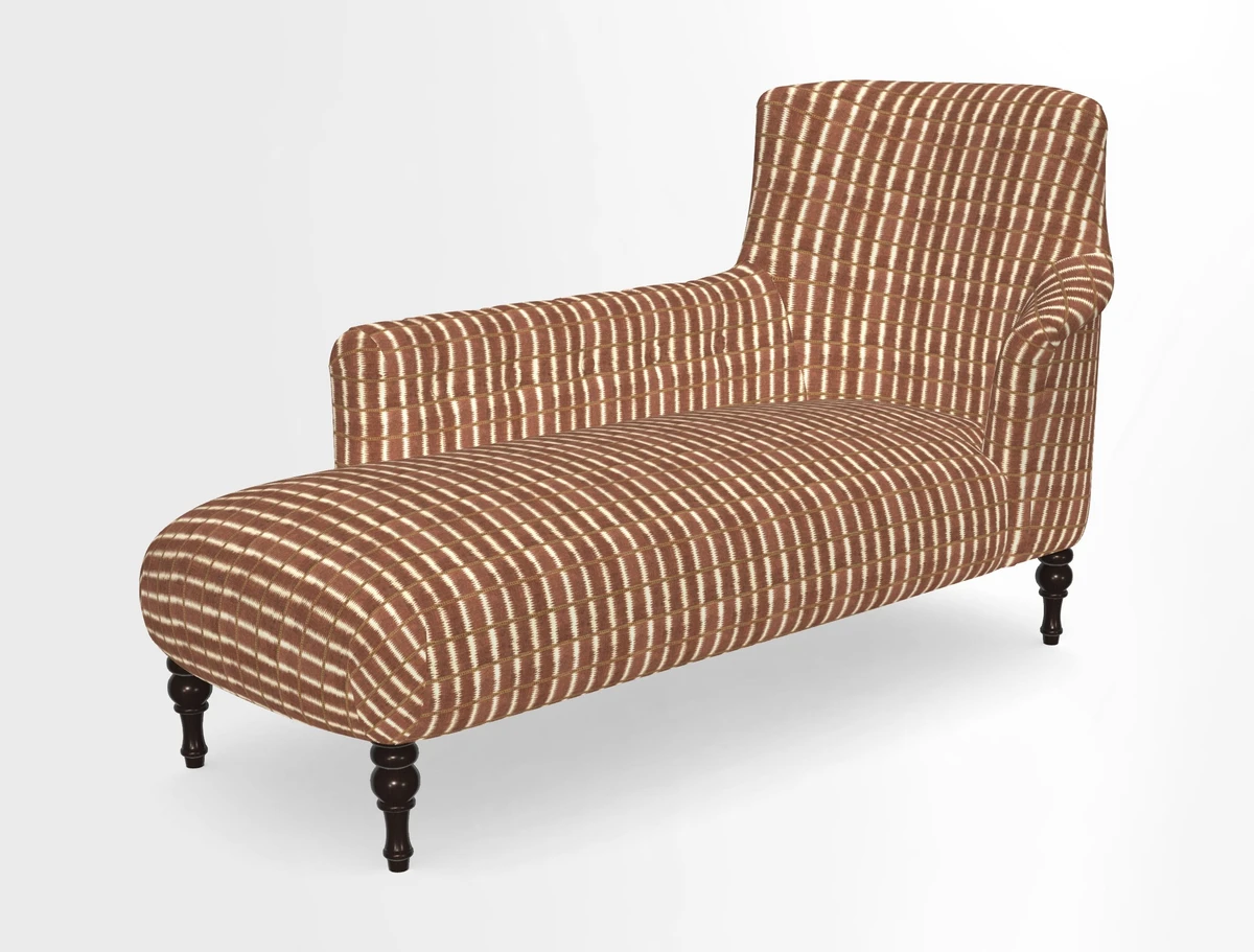 Anglesey LHF Chaise in in J Brown Paolo Lava