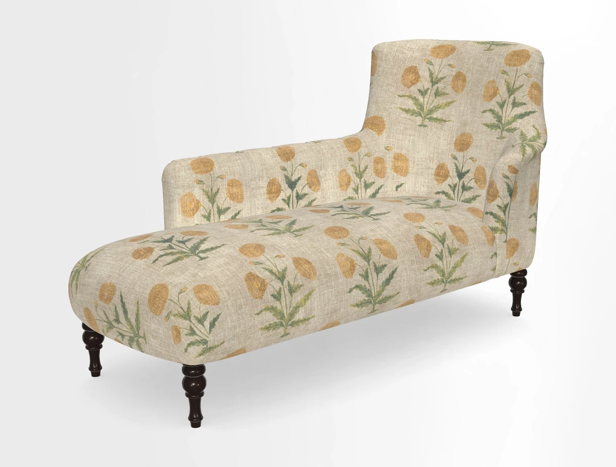 Anglesey LHF Chaise in in J Brown Paolo Lava