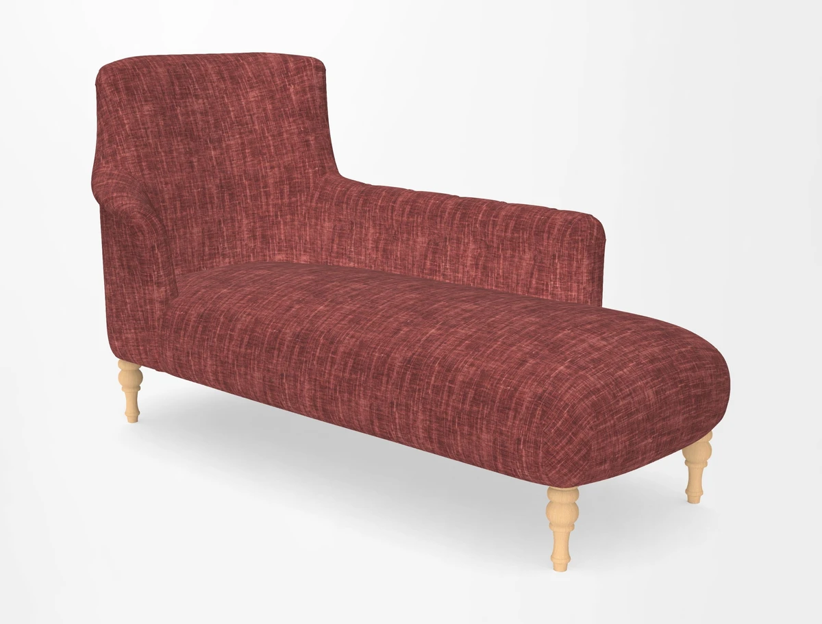 Anglesey RHF Chaise in in J Brown Paolo Lava