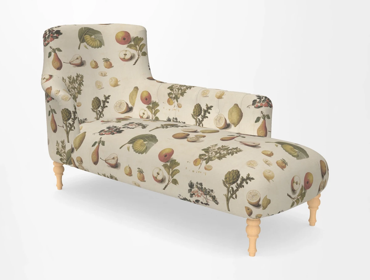 Anglesey RHF Chaise in in J Brown Paolo Lava