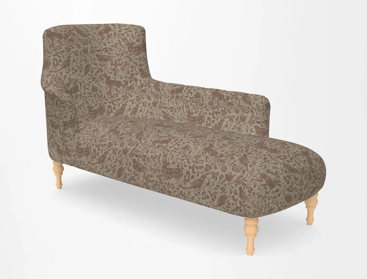 Anglesey RHF Chaise in in J Brown Paolo Lava