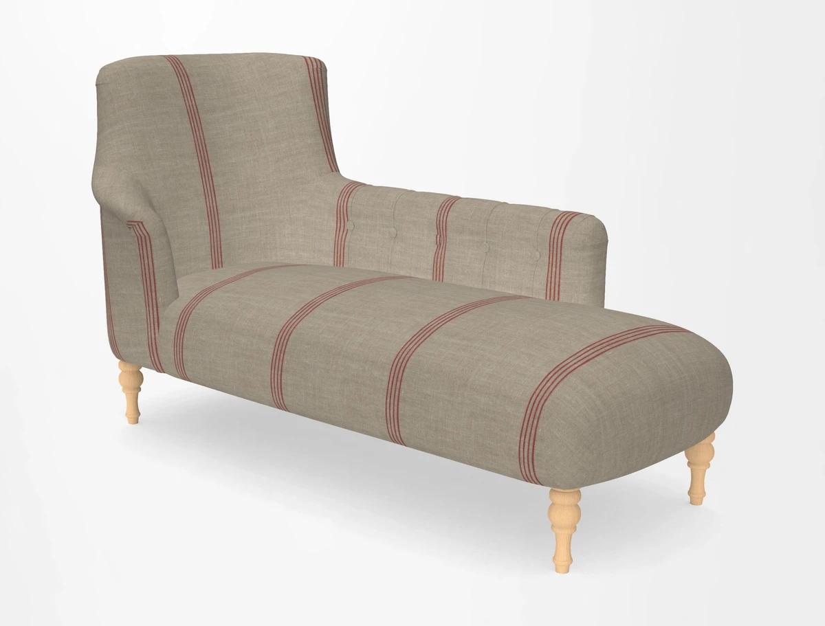 Anglesey RHF Chaise in in J Brown Paolo Lava
