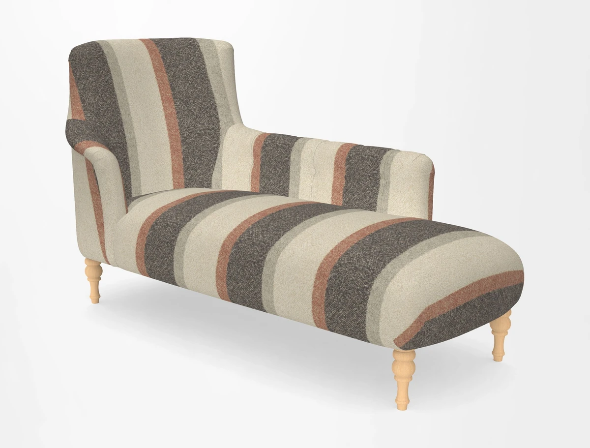 Anglesey RHF Chaise in in J Brown Paolo Lava