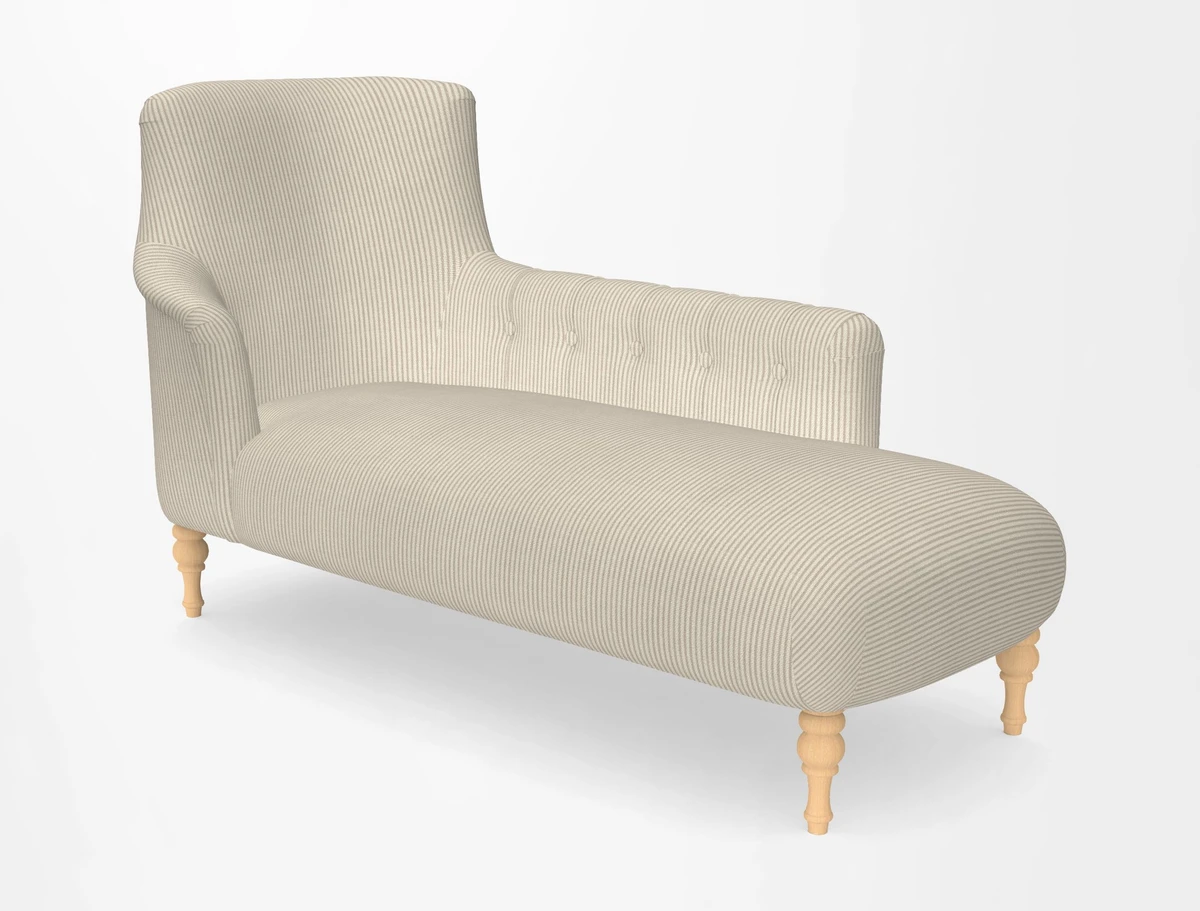 Anglesey RHF Chaise in in J Brown Paolo Lava