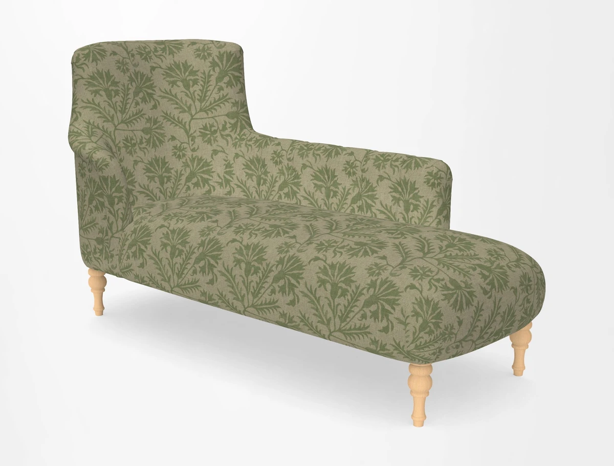 Anglesey RHF Chaise in in J Brown Paolo Lava