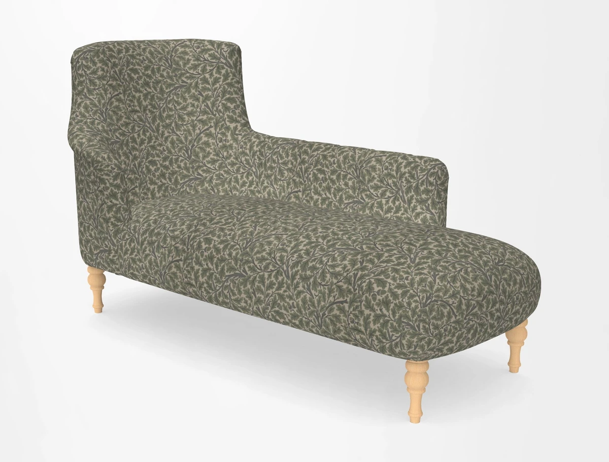 Anglesey RHF Chaise in in J Brown Paolo Lava