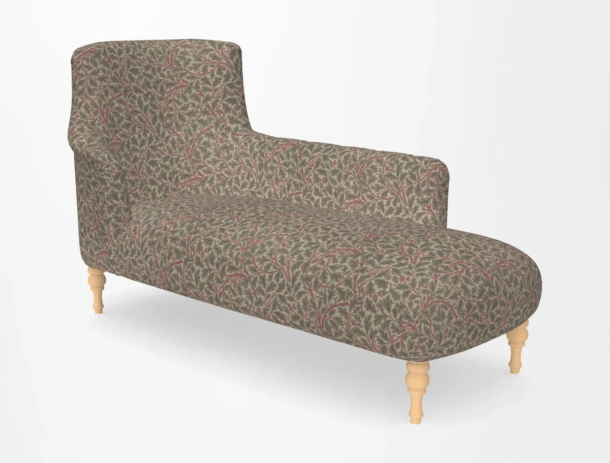 Anglesey RHF Chaise in in J Brown Paolo Lava