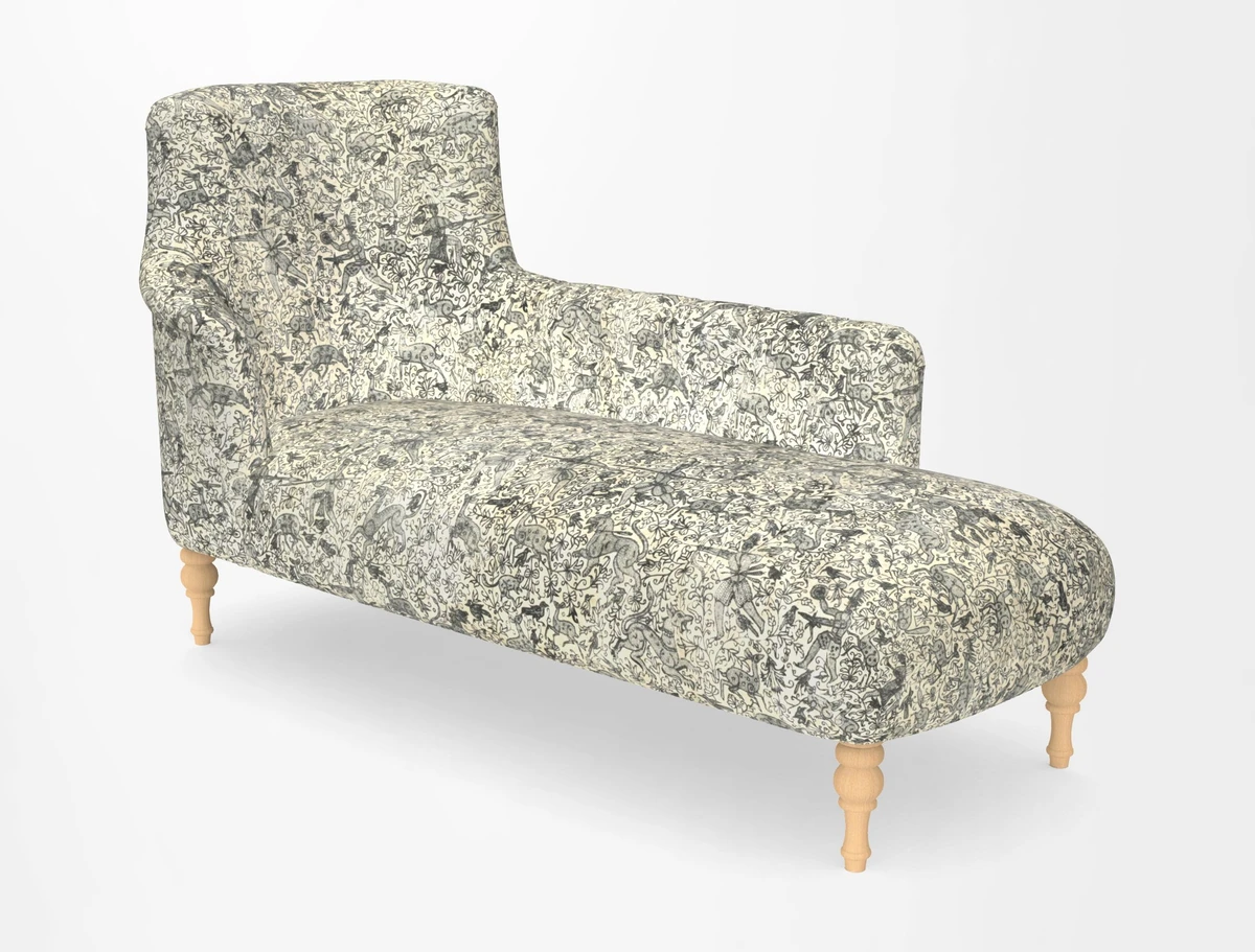 Anglesey RHF Chaise in in J Brown Paolo Lava