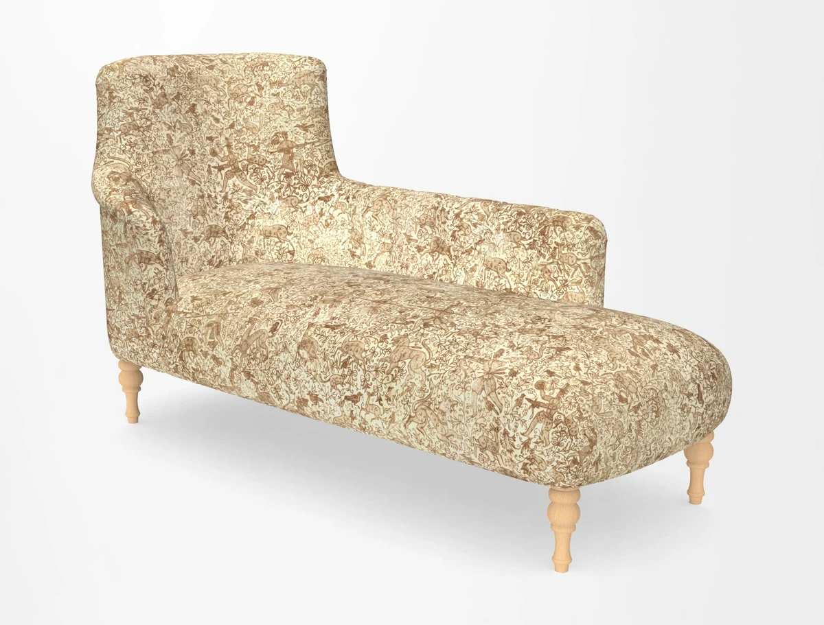 Anglesey RHF Chaise in in J Brown Paolo Lava
