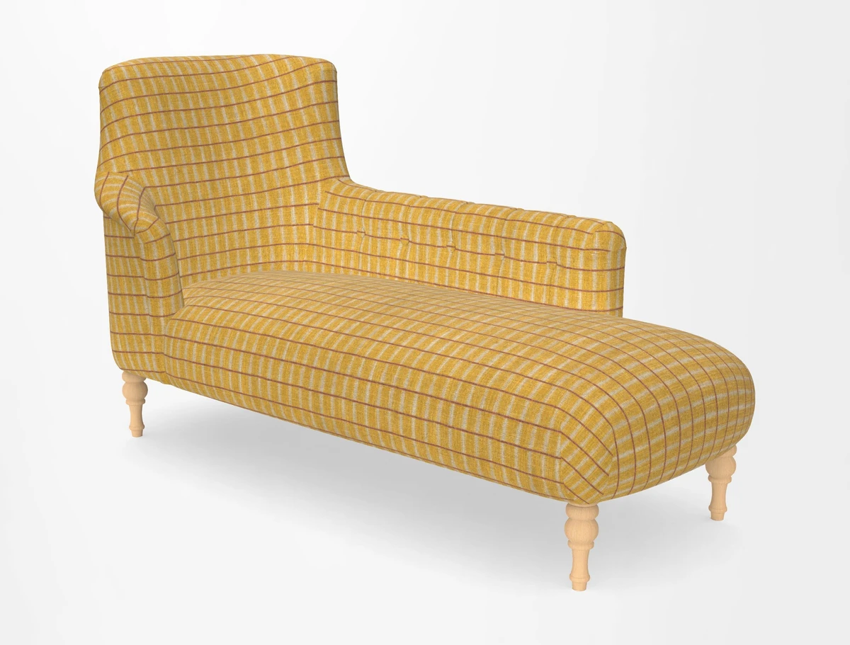 Anglesey RHF Chaise in in J Brown Paolo Lava