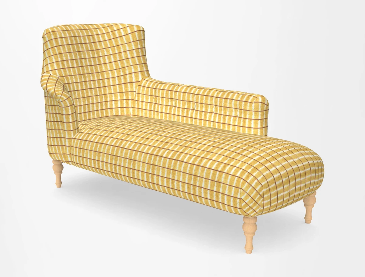 Anglesey RHF Chaise in in J Brown Paolo Lava