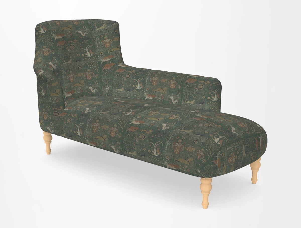 Anglesey RHF Chaise in in J Brown Paolo Lava