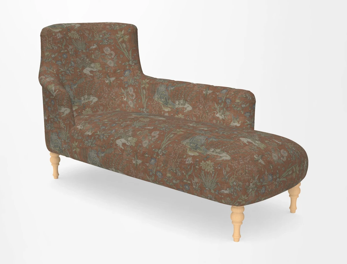 Anglesey RHF Chaise in in J Brown Paolo Lava