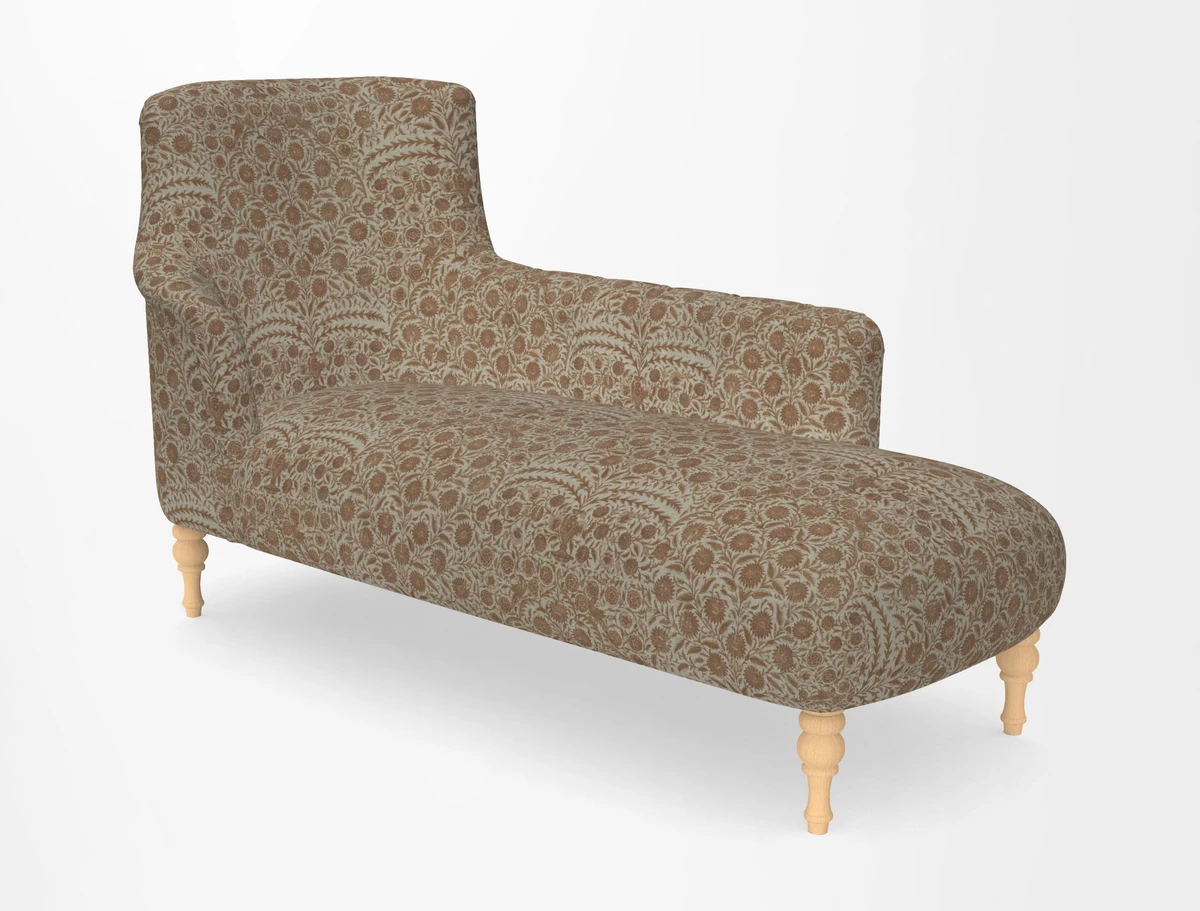 Anglesey RHF Chaise in in J Brown Paolo Lava