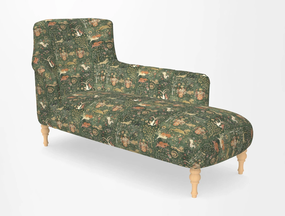 Anglesey RHF Chaise in in J Brown Paolo Lava