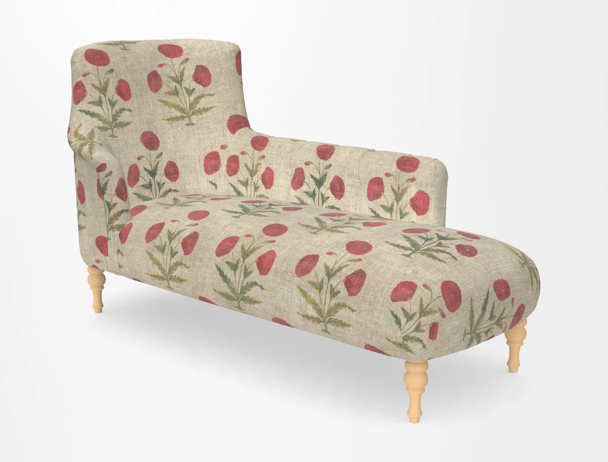 Anglesey RHF Chaise in in J Brown Paolo Lava