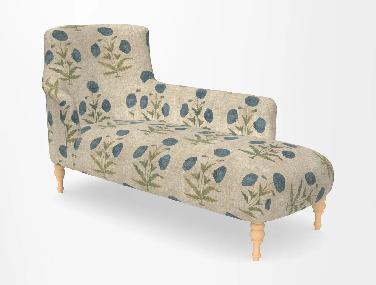 Anglesey RHF Chaise in in J Brown Paolo Lava