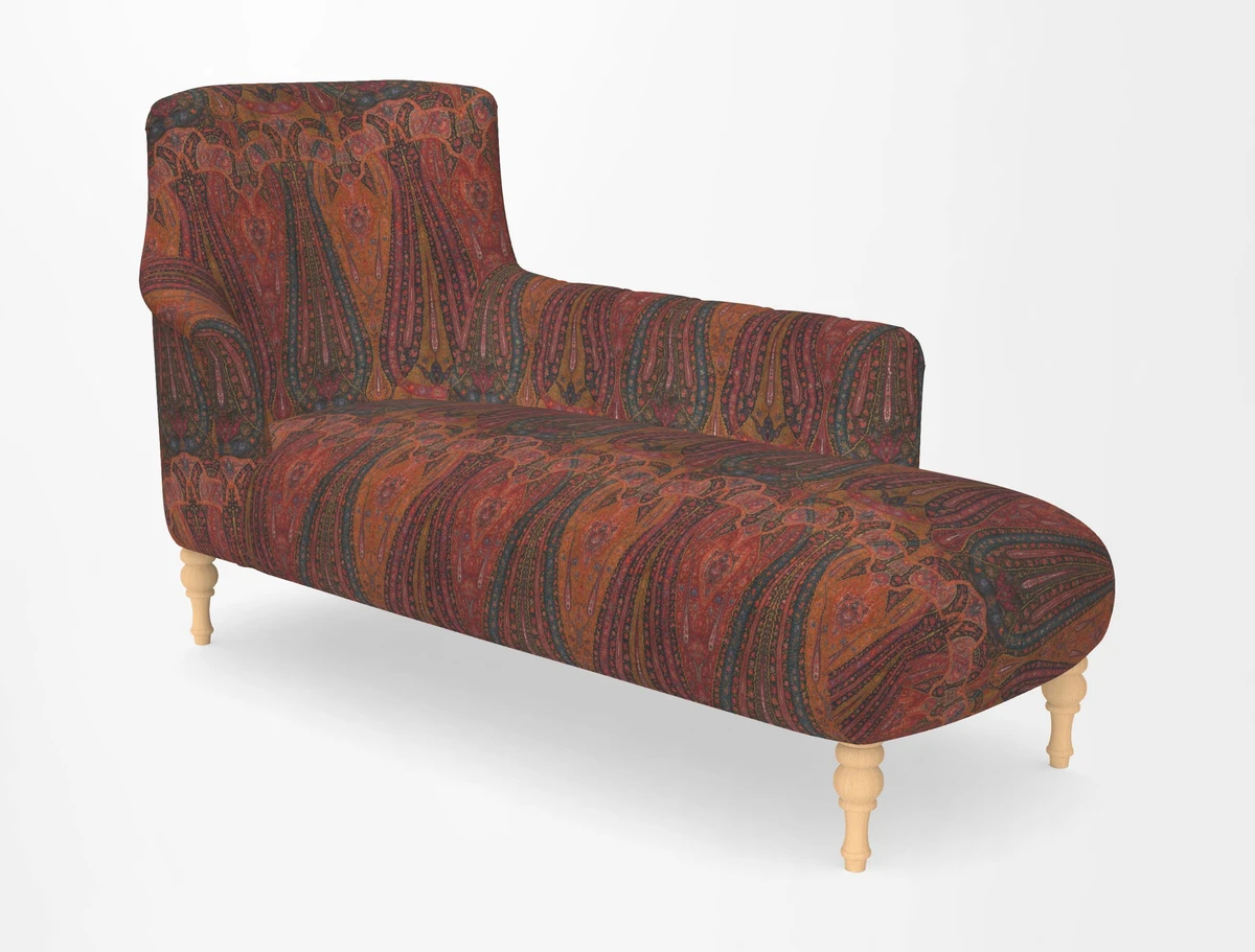 Anglesey RHF Chaise in in J Brown Paolo Lava