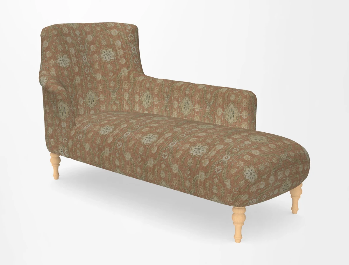 Anglesey RHF Chaise in in J Brown Paolo Lava