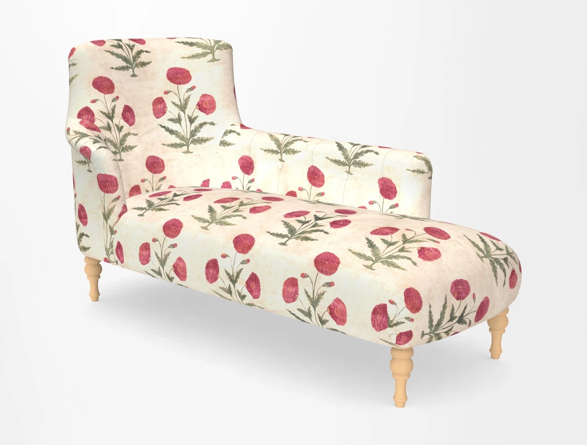 Anglesey RHF Chaise in in J Brown Paolo Lava
