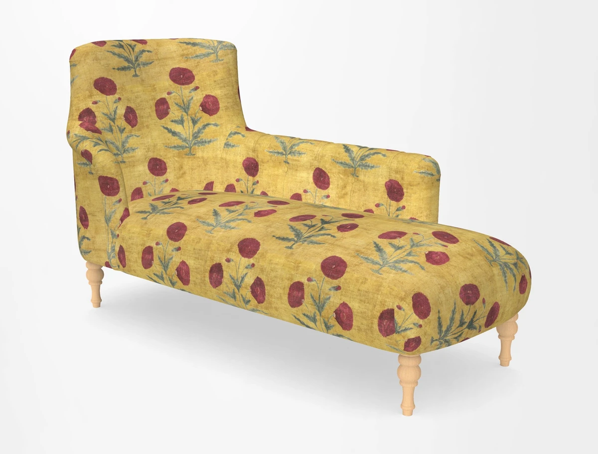 Anglesey RHF Chaise in in J Brown Paolo Lava