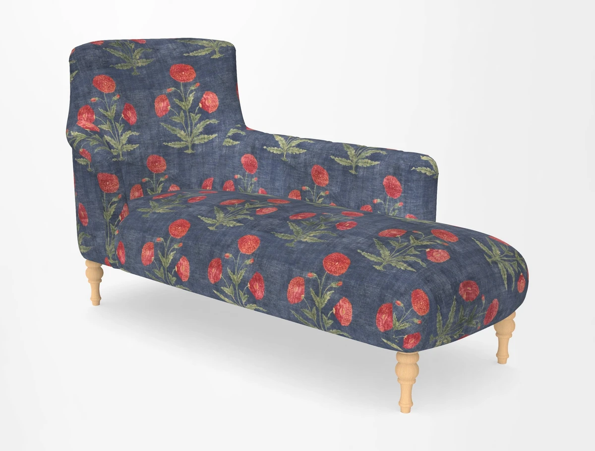 Anglesey RHF Chaise in in J Brown Paolo Lava