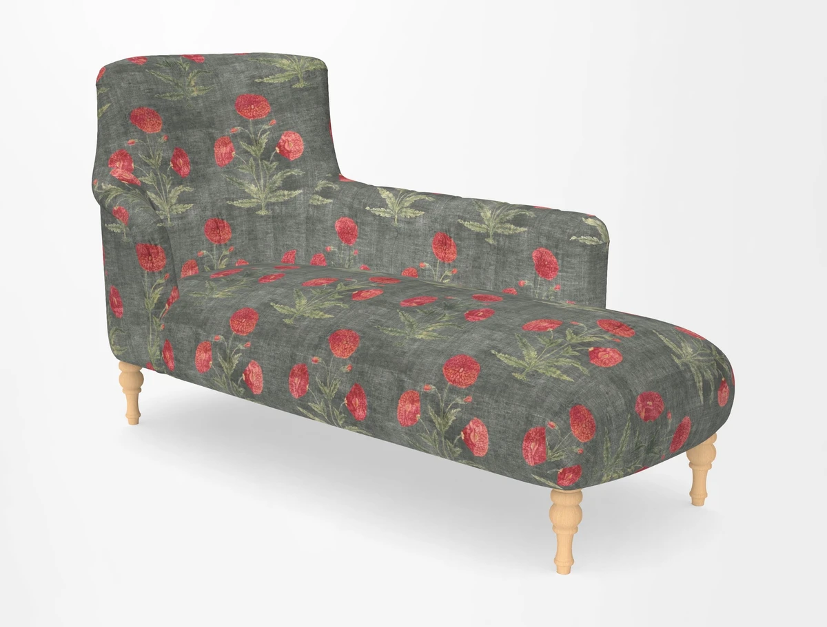 Anglesey RHF Chaise in in J Brown Paolo Lava