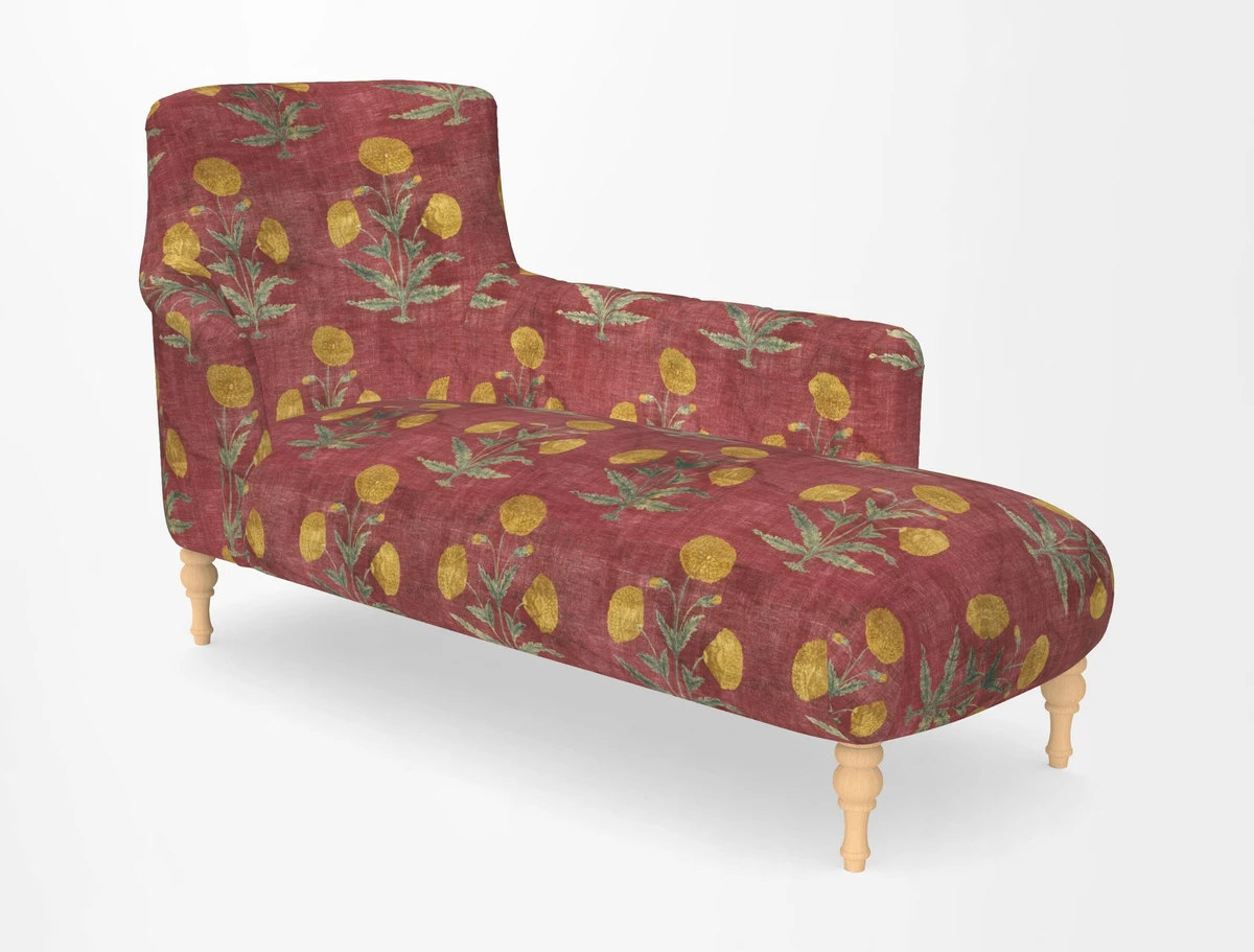 Anglesey RHF Chaise in in J Brown Paolo Lava
