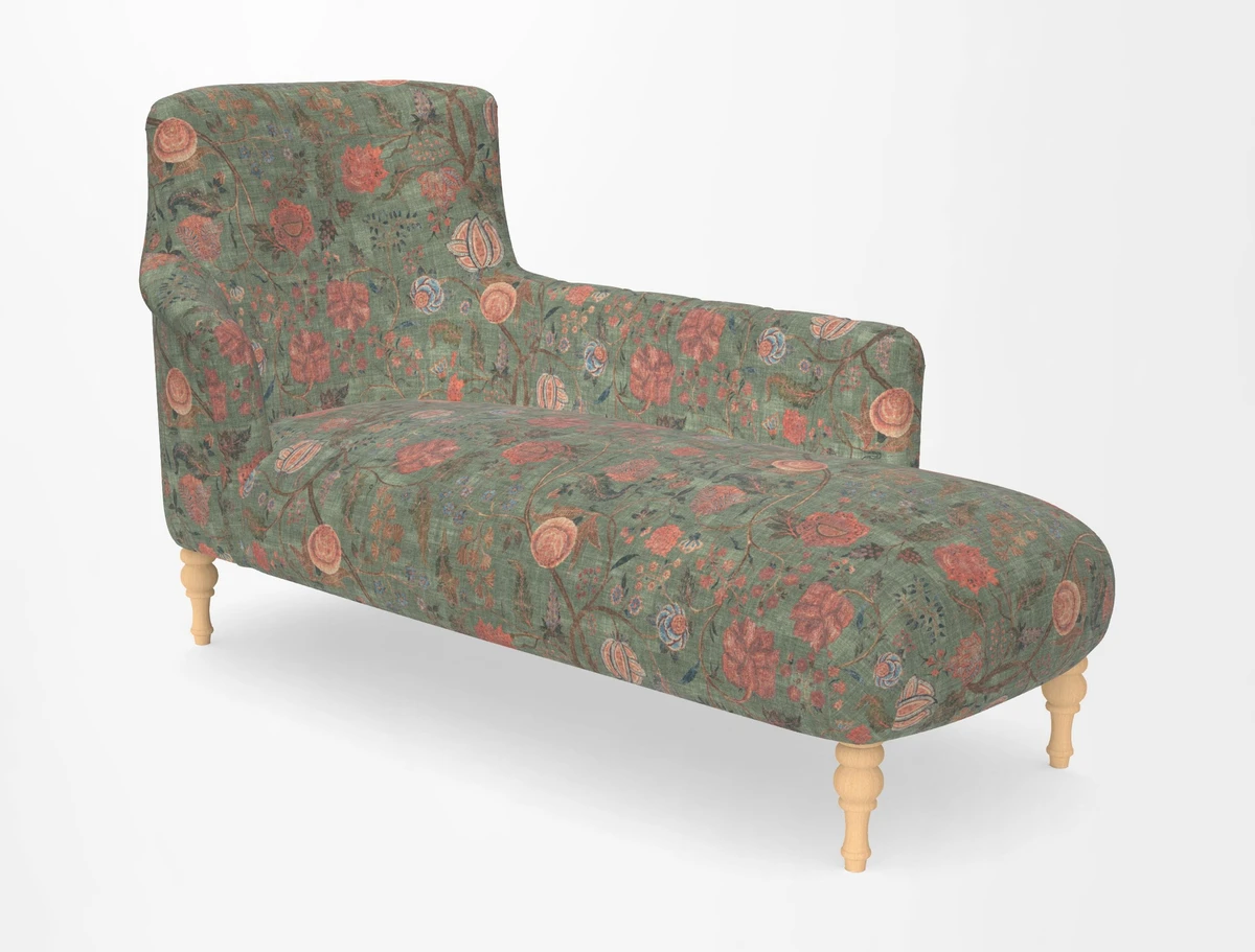 Anglesey RHF Chaise in in J Brown Paolo Lava