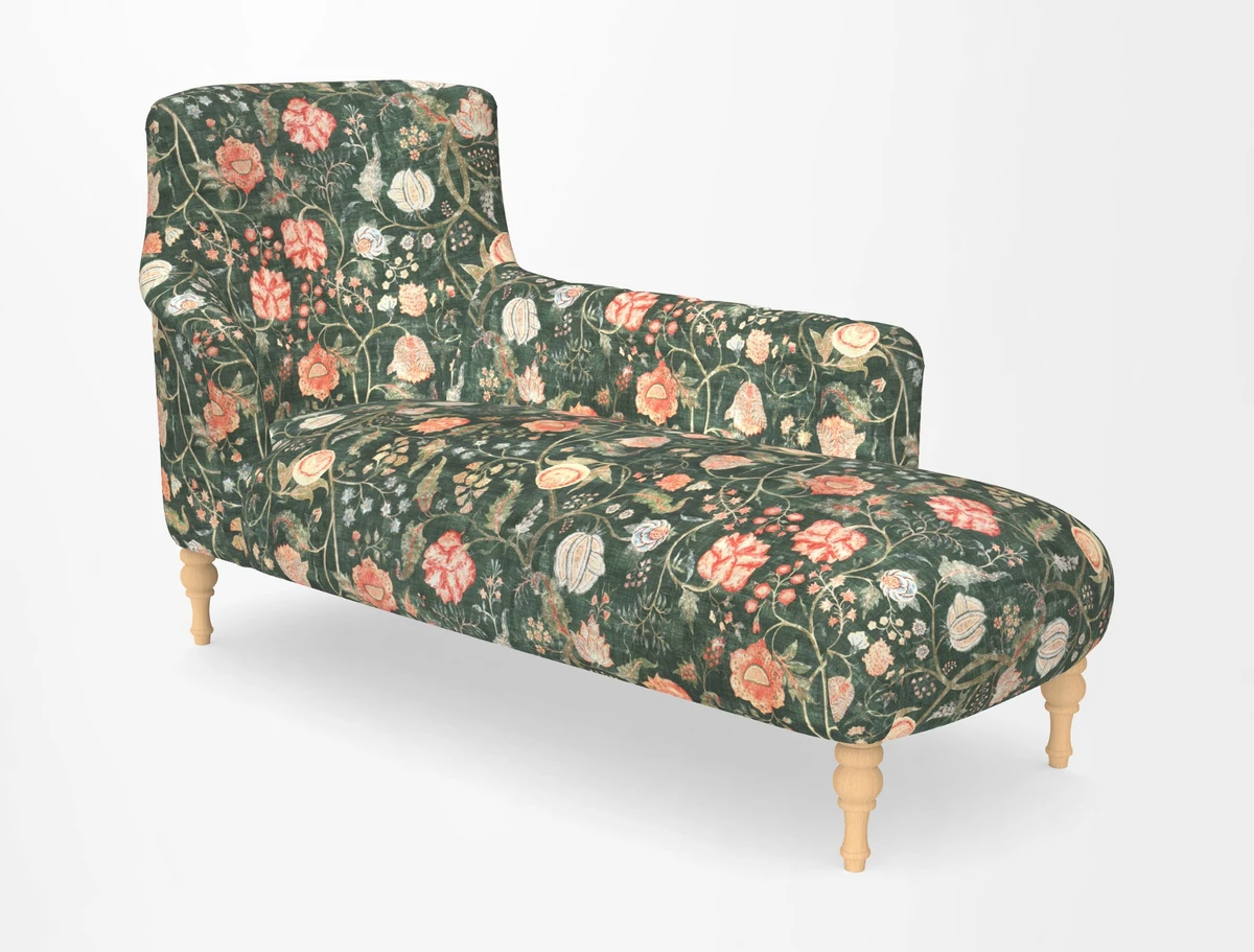 Anglesey RHF Chaise in in J Brown Paolo Lava