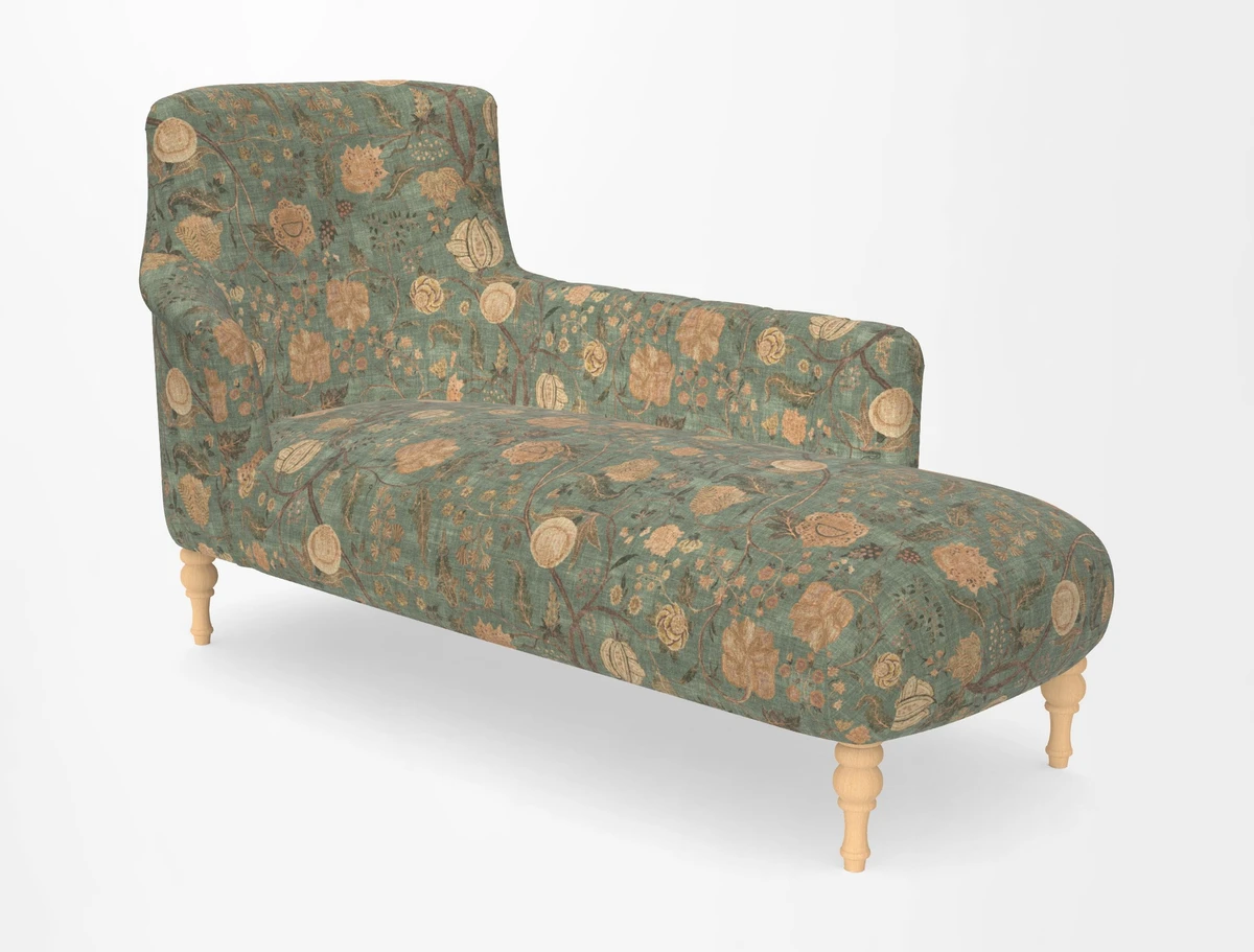 Anglesey RHF Chaise in in J Brown Paolo Lava