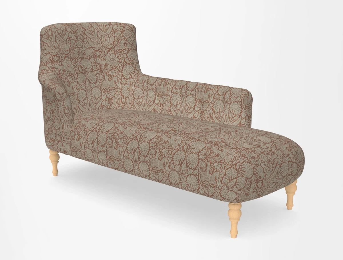 Anglesey RHF Chaise in in J Brown Paolo Lava