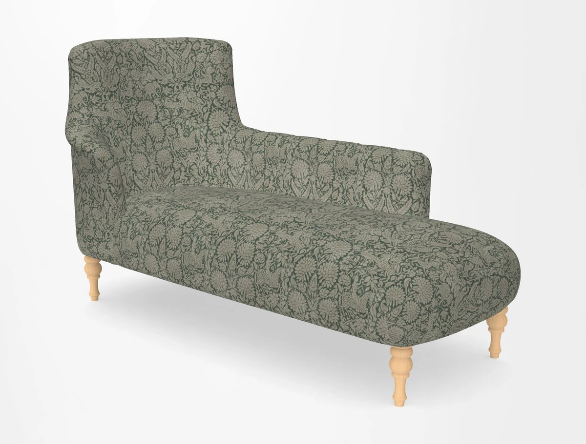 Anglesey RHF Chaise in in J Brown Paolo Lava