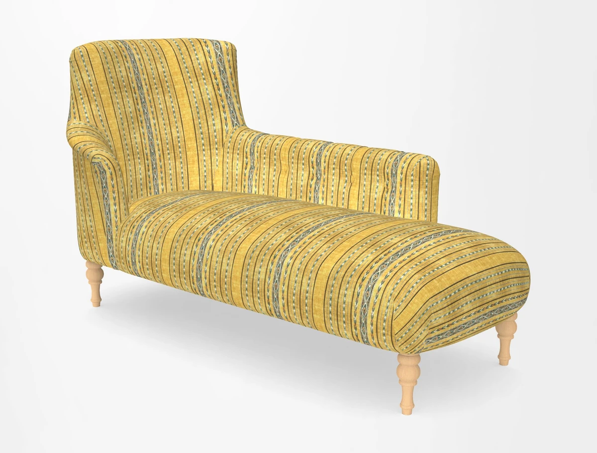 Anglesey RHF Chaise in in J Brown Paolo Lava