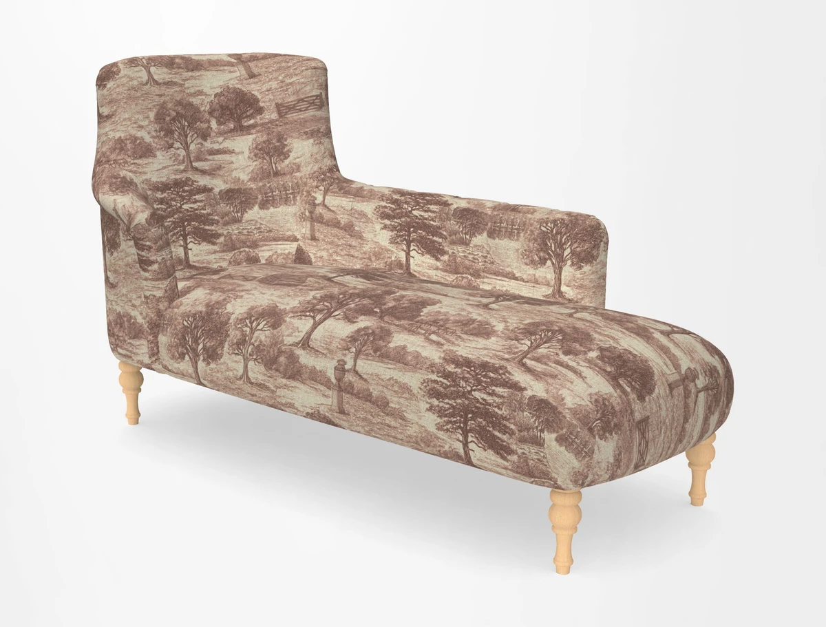 Anglesey RHF Chaise in in J Brown Paolo Lava