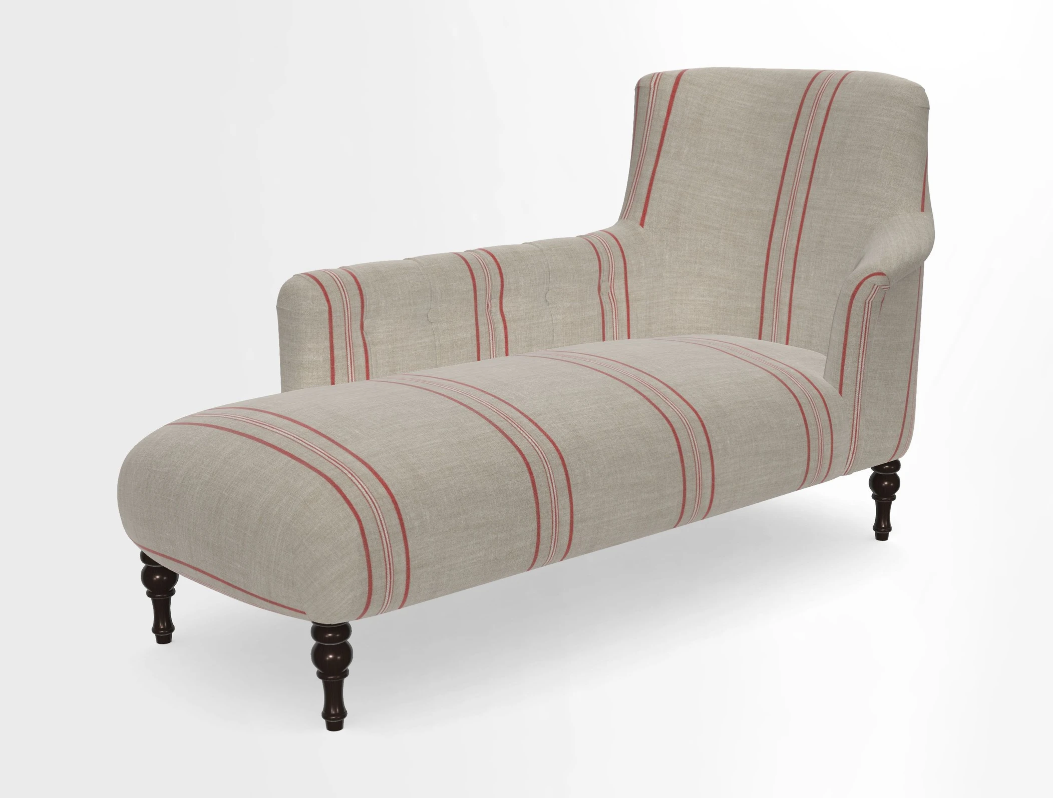 Anglesey LHF Chaise in in J Brown Paolo Lava