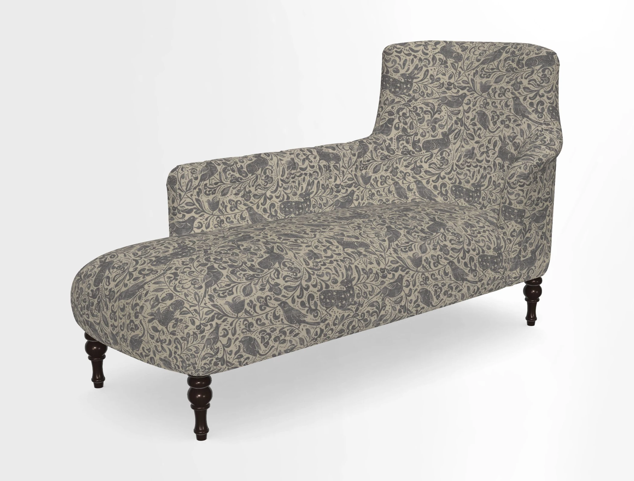 Anglesey LHF Chaise in in J Brown Paolo Lava