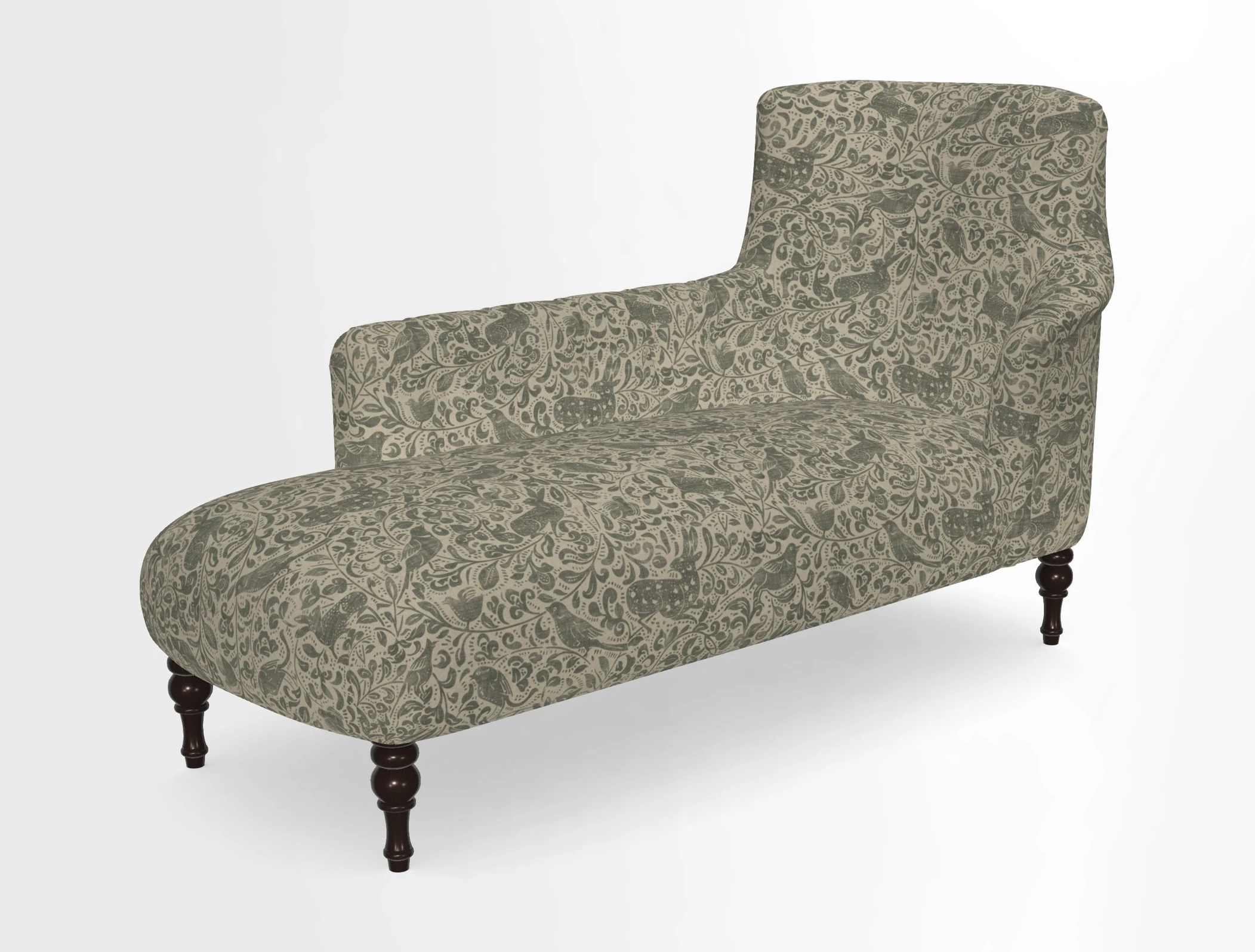 Anglesey LHF Chaise in in J Brown Paolo Lava