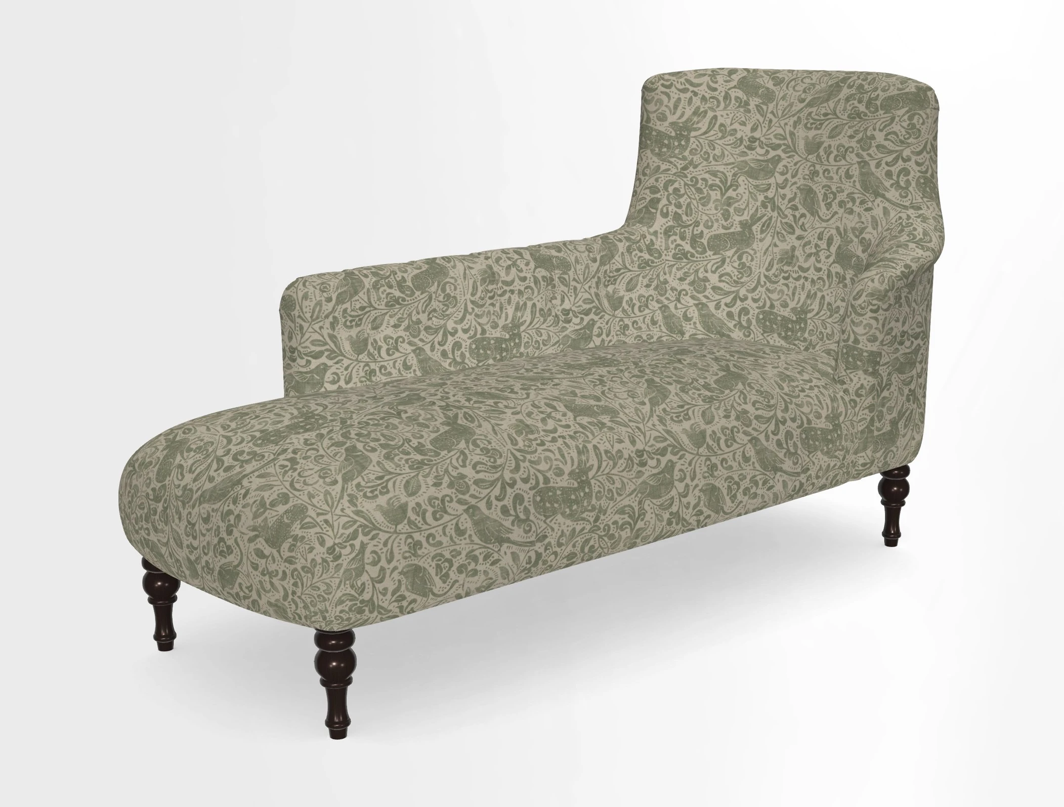 Anglesey LHF Chaise in in J Brown Paolo Lava
