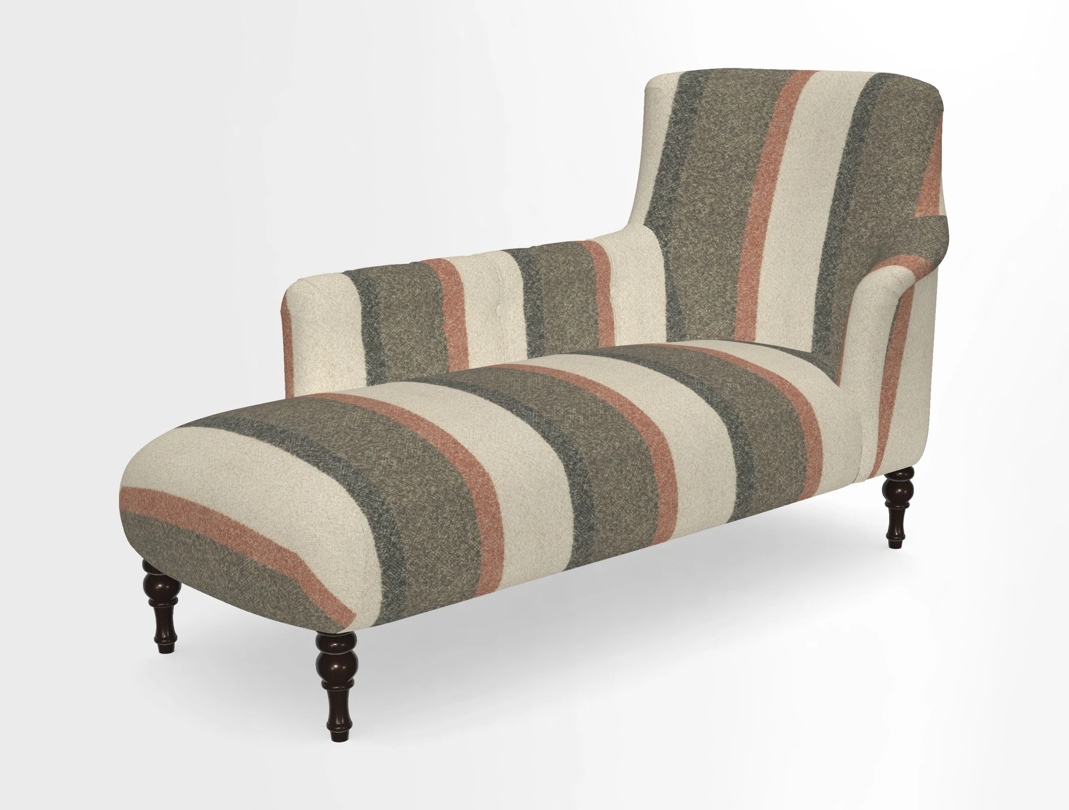 Anglesey LHF Chaise in in J Brown Paolo Lava