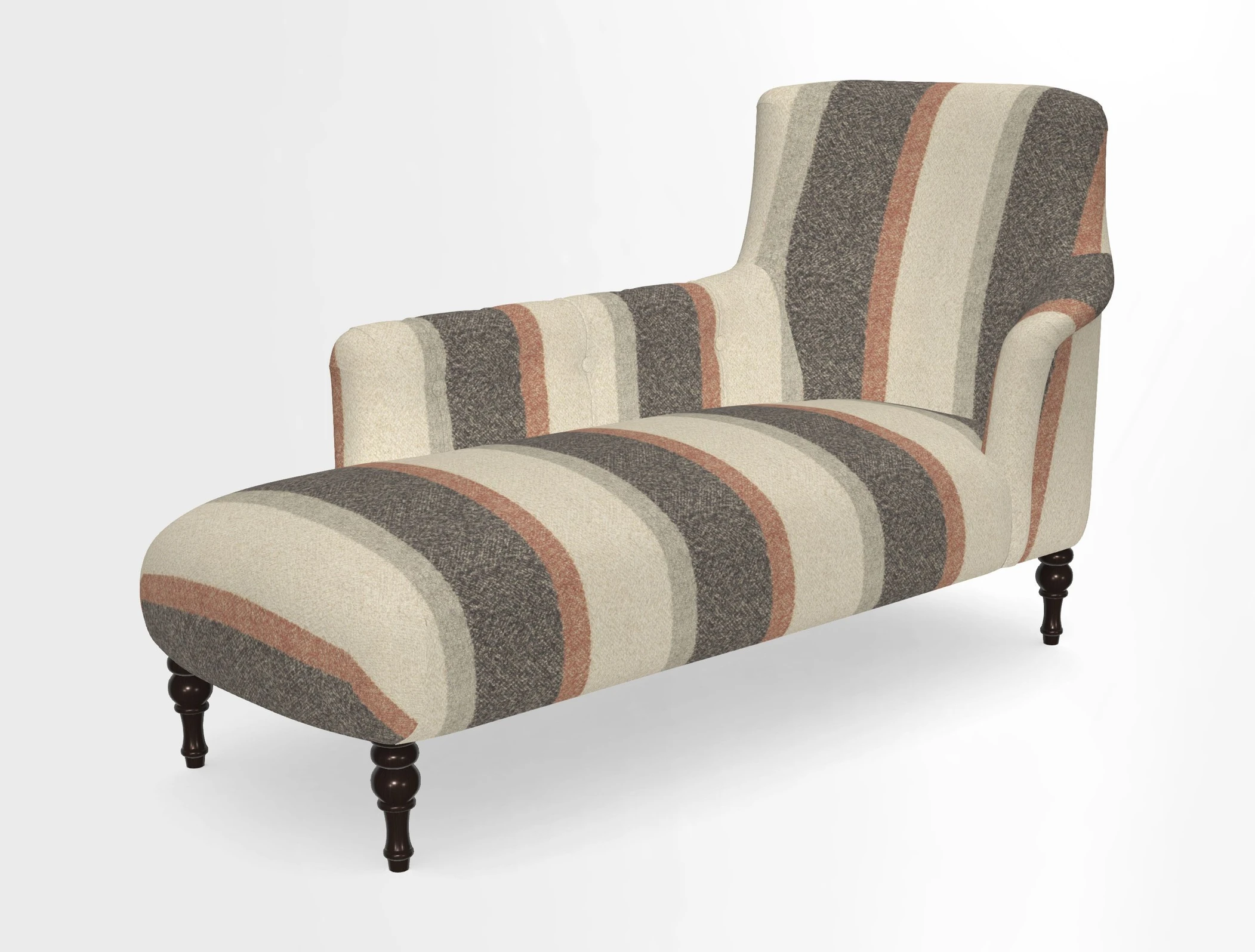 Anglesey LHF Chaise in in J Brown Paolo Lava