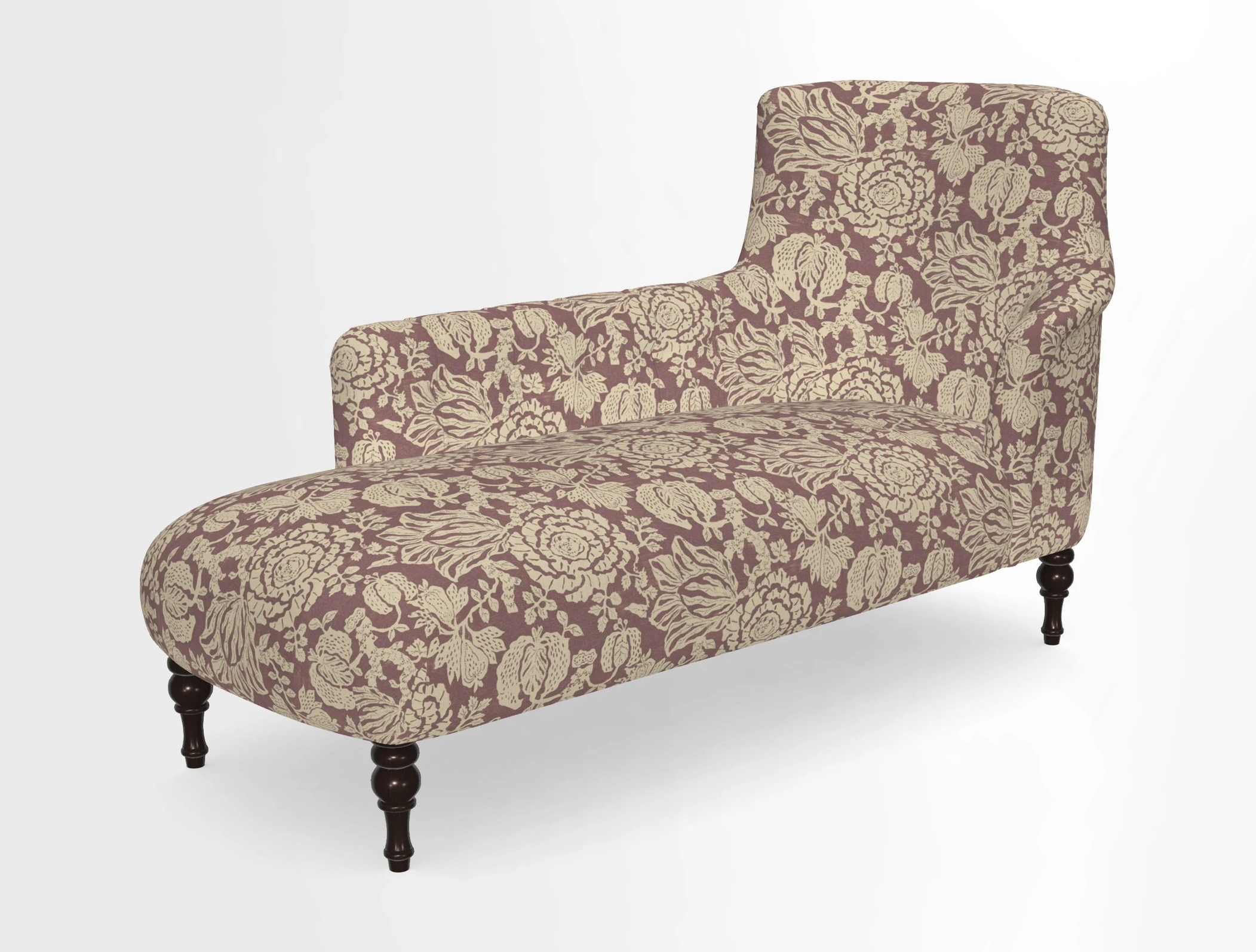 Anglesey LHF Chaise in in J Brown Paolo Lava